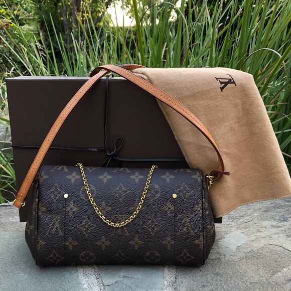 🚫SOLD🚫LV Mono Favorite PM WDUST BAG, STRAP & BOX - Picture 2 of 8